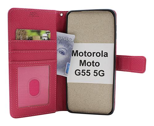 New Standcase Motorola Moto G55 5G Plånboksfodral