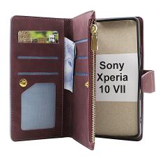 XL Sony Xperia 10 VII Lyx Pl&aring;nboksfodral