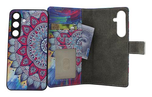 Skimblocker Samsung Galaxy S24 / S25 Magnet Plånboksfodral Design