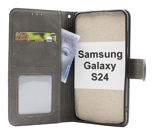 billigamobilskydd.seFlower Standcase Wallet Samsung Galaxy S24 5G (SM-S921B/DS)