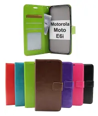 Crazy Horse Wallet Motorola Moto E6i