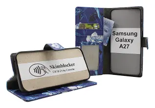 Skimblocker Samsung Galaxy A27 Pl&aring;nboksfodral Design