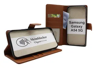 Skimblocker Samsung Galaxy A54 5G Pl&aring;nboksfodral