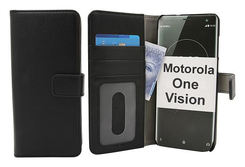 Skimblocker Magnet Fodral Motorola One Vision