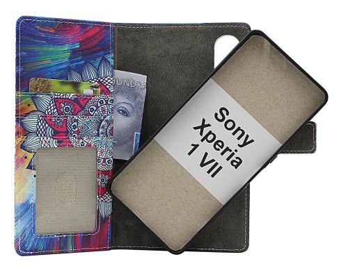 Skimblocker Sony Xperia 1 VII Magnet Plånboksfodral Design