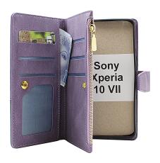 XL Sony Xperia 10 VII Lyx Pl&aring;nboksfodral