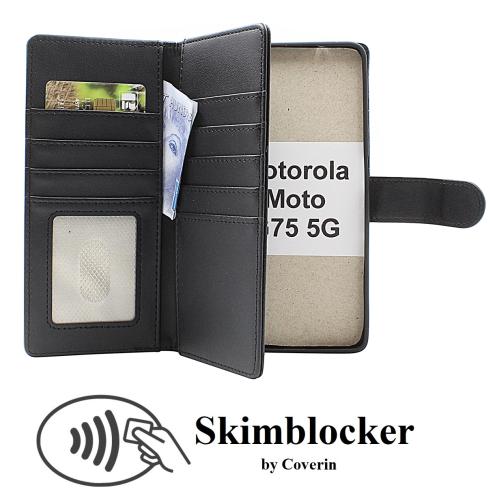 CoverinSkimblocker Motorola Moto G75 5G XL Magnet Plånboksfodral