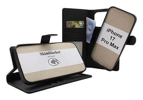 Skimblocker iPhone 17 Pro Max Magnet Plånboksfodral