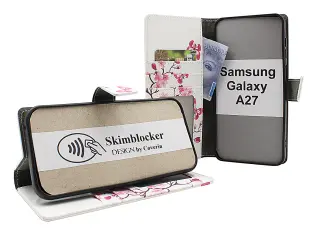 Skimblocker Samsung Galaxy A27 Pl&aring;nboksfodral Design
