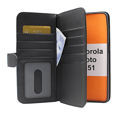 CoverinSkimblocker XL Wallet Motorola Moto G51