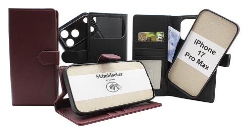 Skimblocker iPhone 17 Pro Max Magnet Plånboksfodral