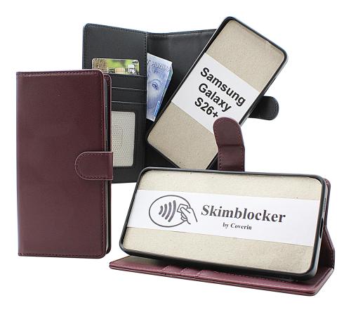 Skimblocker Samsung Galaxy S26+ Magnet Plånboksfodral