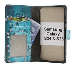 Skimblocker Samsung Galaxy S24 / S25 Plånboksfodral Design