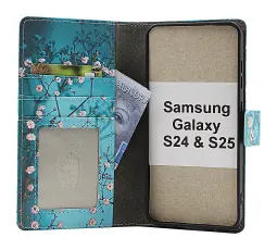 Skimblocker Samsung Galaxy S24 / S25 Plånboksfodral Design