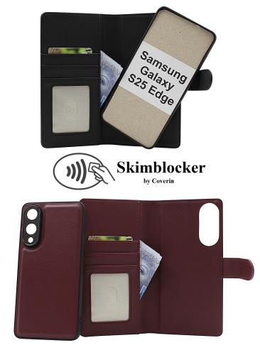 CoverinSkimblocker Samsung Galaxy S25 Edge Magnet Plånboksfodral
