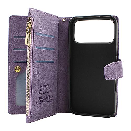 XL iPhone 17 Pro Max Lyx Plånboksfodral