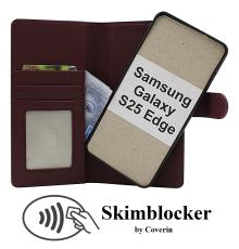 Skimblocker Samsung Galaxy S25 Edge Magnet Plånboksfodral