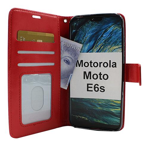 Crazy Horse Wallet Motorola Moto E6s