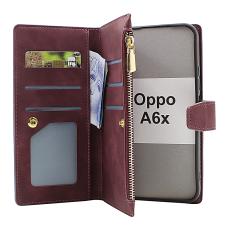 XL Oppo A6x Lyx Pl&aring;nboksfodral