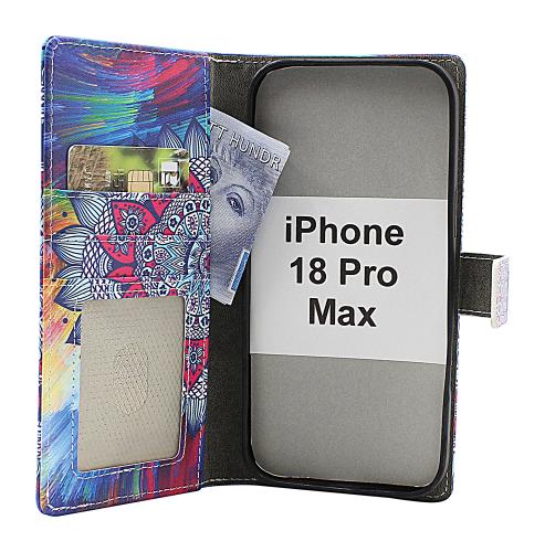 Skimblocker iPhone 18 Pro Max Magnet Plånboksfodral Design