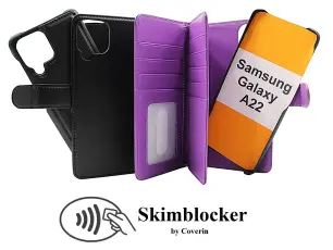 CoverinSkimblocker XL Magnet Fodral Samsung Galaxy A22 (SM-A225F/DS)