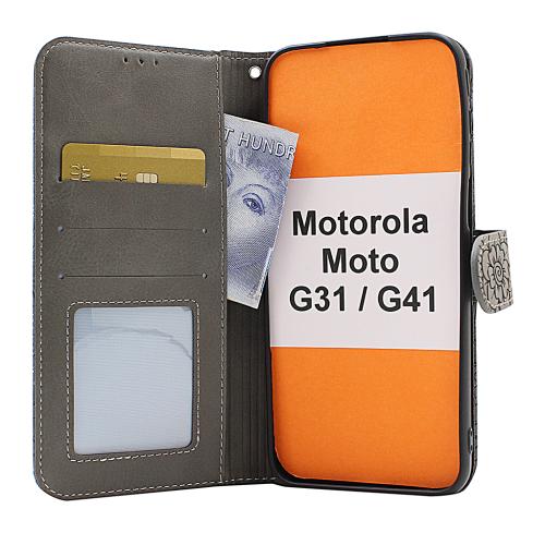 billigamobilskydd.seFlower Standcase Wallet Motorola Moto G31/G41