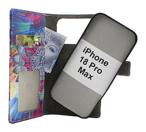 Skimblocker iPhone 18 Pro Max Magnet Plånboksfodral Design