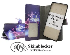 Skimblocker Samsung Galaxy S21 FE 5G Magnet Plånboksfodral Design