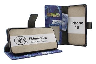 Skimblocker iPhone 16 Plånboksfodral Design
