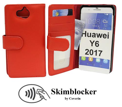 Skimblocker Plånboksfodral Huawei Y6 2017 (MYA-L41)
