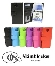 CoverinSkimblocker Plånboksfodral Huawei Y6 2017 (MYA-L41)