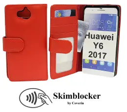Skimblocker Plånboksfodral Huawei Y6 2017 (MYA-L41)