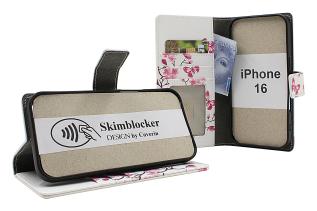 Skimblocker iPhone 16 Plånboksfodral Design