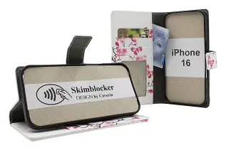 Skimblocker iPhone 16 Plånboksfodral Design