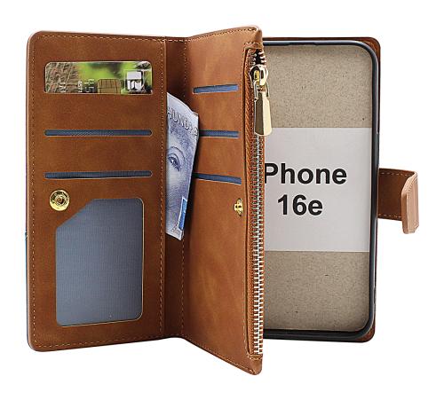 XL iPhone 16e Lyx Plånboksfodral