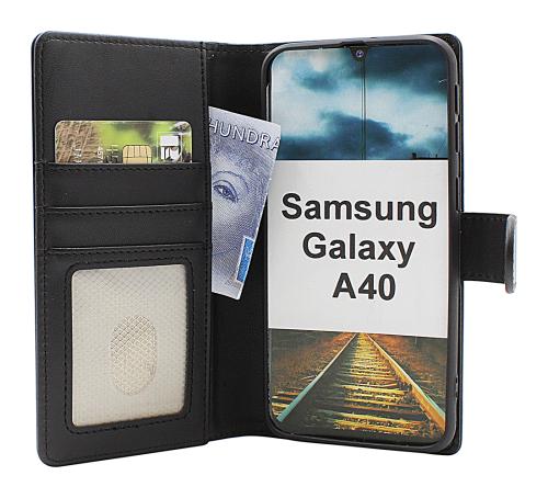 CoverinSkimblocker Samsung Galaxy A40 Plånboksfodral