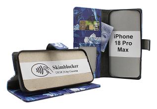 Skimblocker iPhone 18 Pro Max Pl&aring;nboksfodral Design