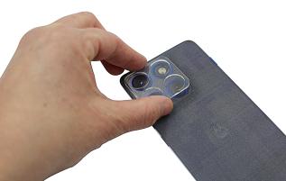H&auml;rdat kameraglas Motorola Edge 70