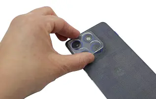 H&auml;rdat kameraglas Motorola Edge 70