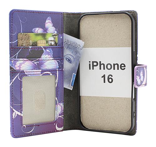 Skimblocker iPhone 16 Plånboksfodral Design