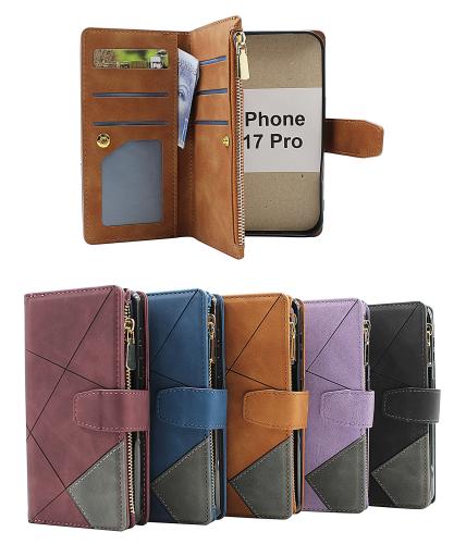 XL iPhone 17 Pro Lyx Plånboksfodral