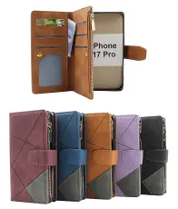 XL iPhone 17 Pro Lyx Pl&aring;nboksfodral