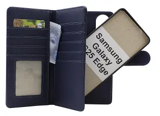 Skimblocker Samsung Galaxy S25 Edge XL Magnet Pl&aring;nboksfodral