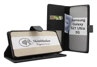 Skimblocker Samsung Galaxy S21 Ultra 5G Pl&aring;nboksfodral
