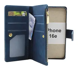 XL iPhone 16e Lyx Pl&aring;nboksfodral