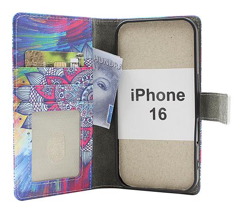 Skimblocker iPhone 16 Plånboksfodral Design