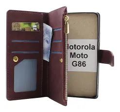 XL Motorola Moto G86 / G86 Power Lyx Pl&aring;nboksfodral