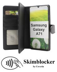 Skimblocker Samsung Galaxy A71 XL Pl&aring;nboksfodral
