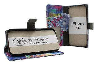 Skimblocker iPhone 16 Plånboksfodral Design