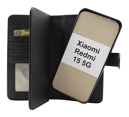 Skimblocker Xiaomi Redmi 15 5G XL Magnet Plånboksfodral